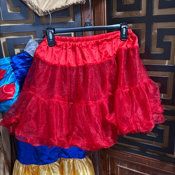Adult Sz Small Snow White Costume - Blue, Yellow, and Red - Picture 6 of 7